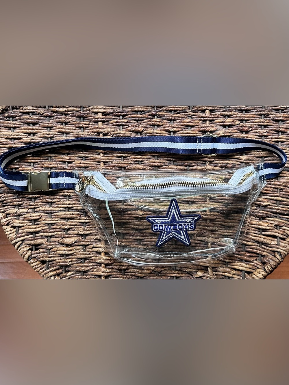 Stoney Clover Lane Clear Crossbody Belt stadium Fanny Bag Dallas cowboys